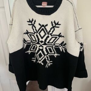 SHOW ME YOUR MUMU Snowflake Sweater